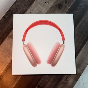 New AirPods Max Pink with Red Headband